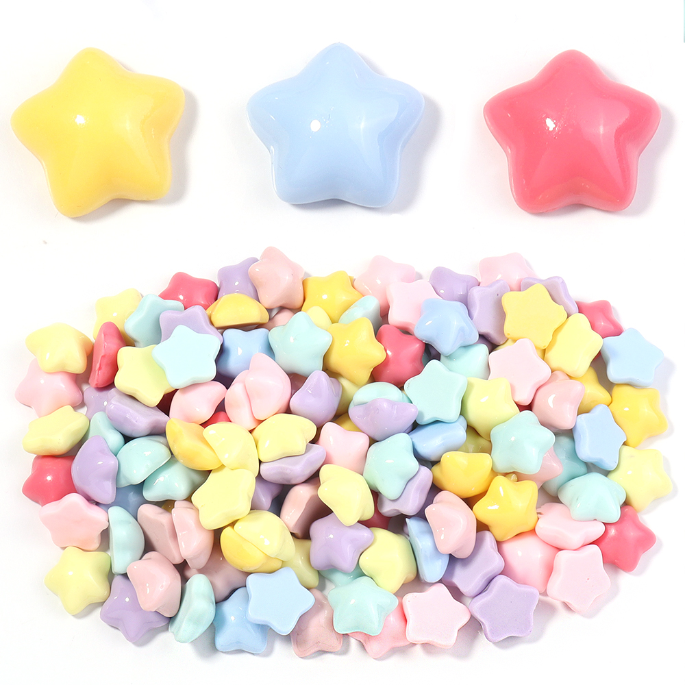 50pcs/lot 16mm Colorful Star R - مراجعة Craft Embellishment وسعره