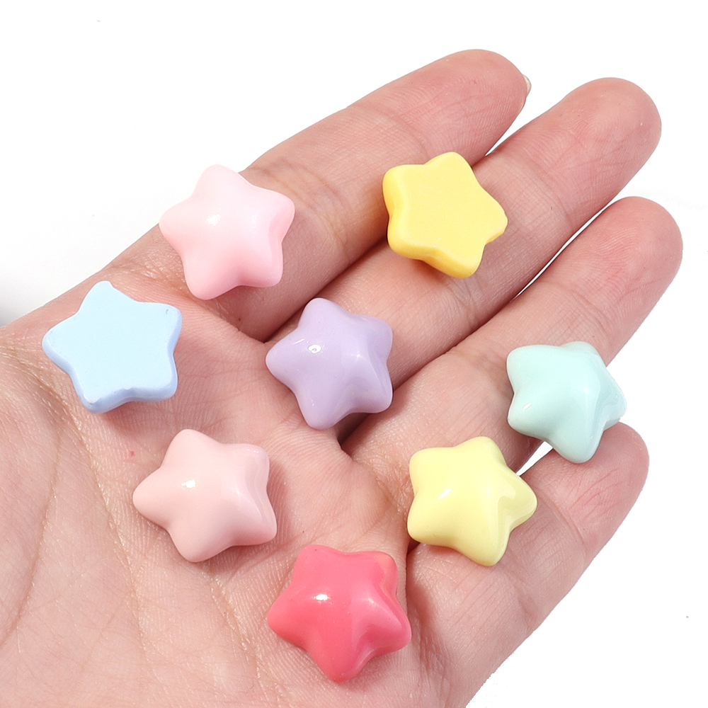 50pcs/lot 16mm Colorful Star R - مراجعة Craft Embellishment وسعره