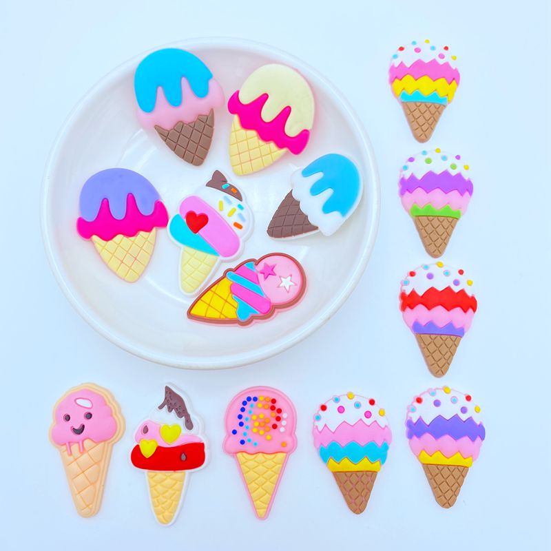 10/20pcs Cute Ice Cream Series - مراجعة Embellishment Glue Craft وسعره