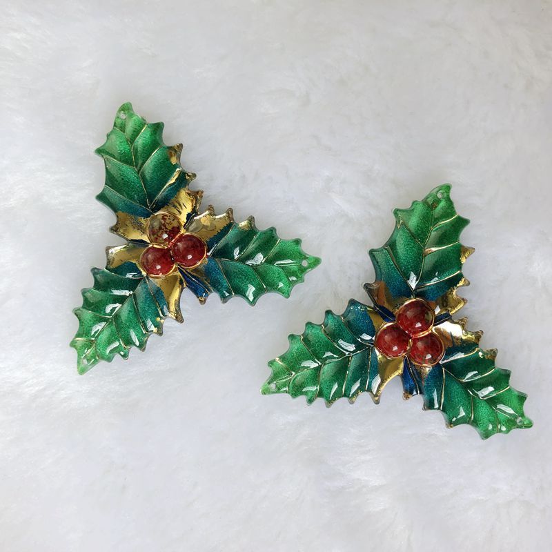 8PCS 40x41mm Resin Christmas L - مراجعة Embellishment Glue Craft وسعره