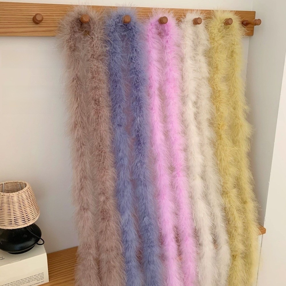 2 Meter Marabou Feather Boa Fa - مراجعة Feather Trim Marabou وسعره