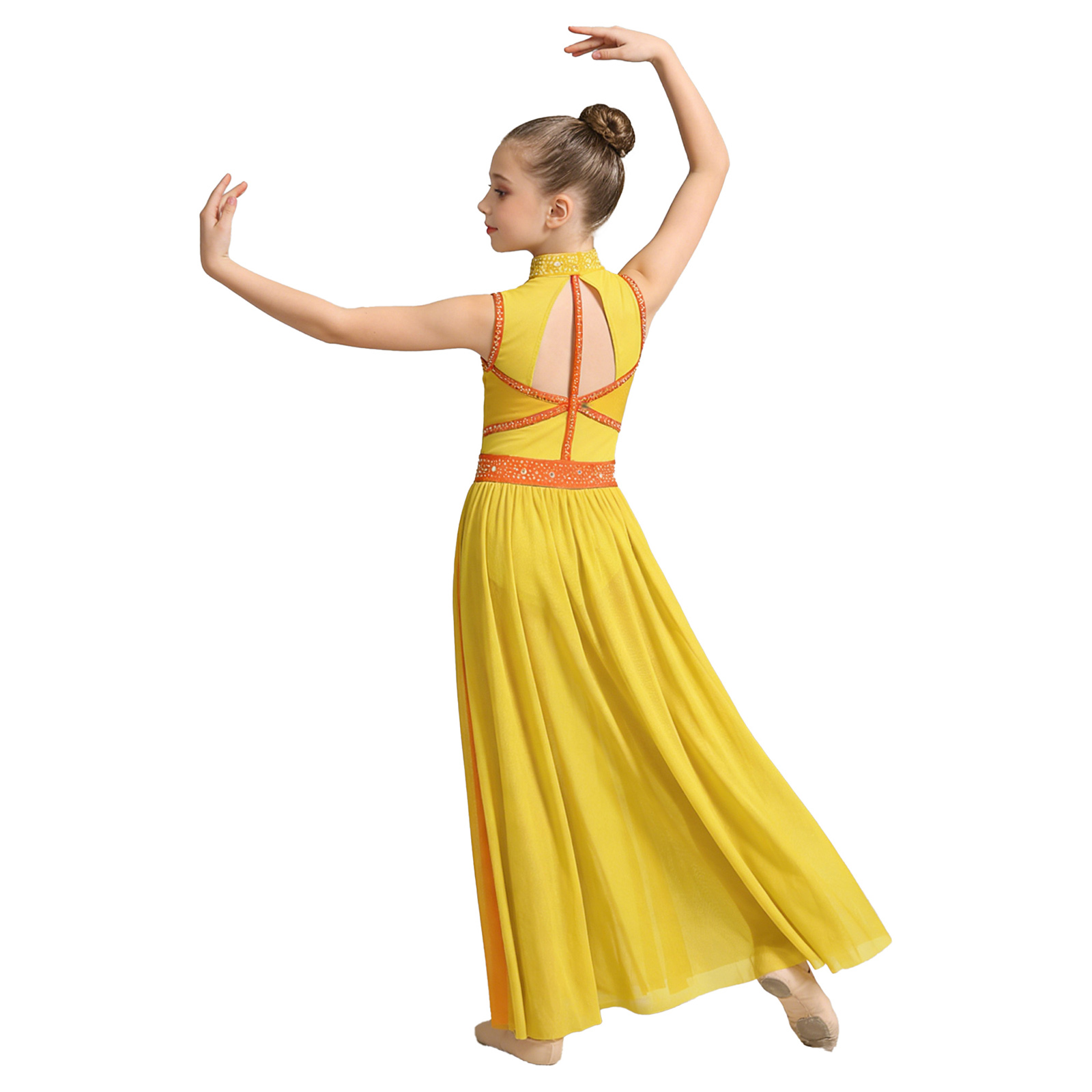 Kids Girls Modern Lyrical Danc - مراجعة Rhinestone Banding Trim وسعره