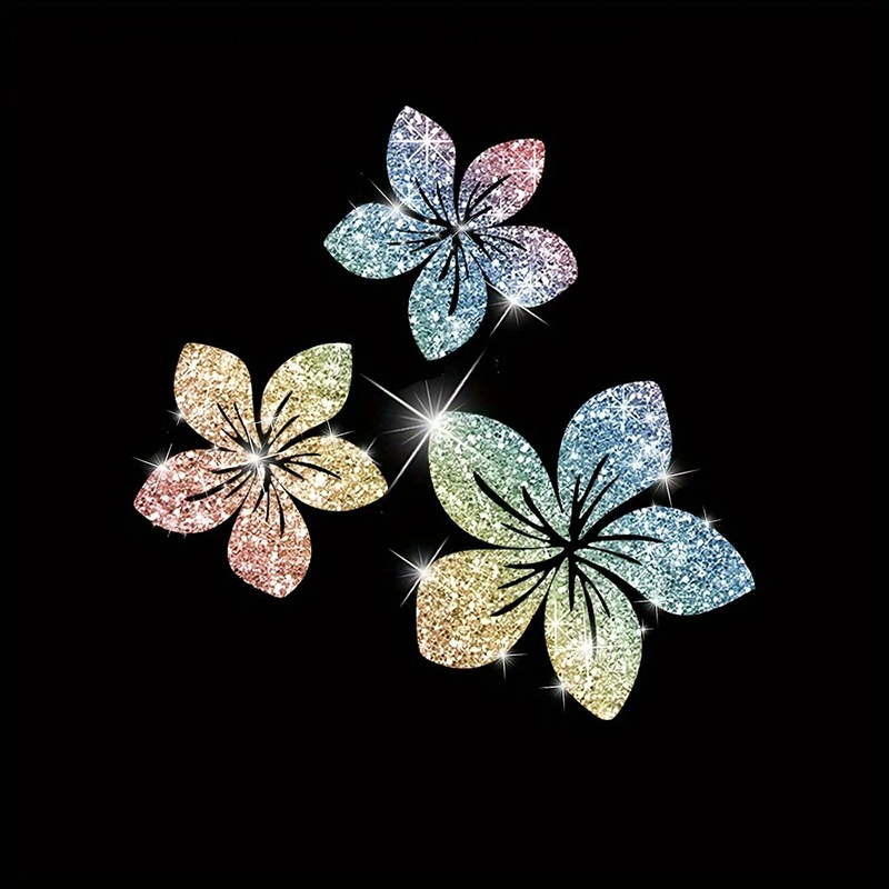 Floral Glitter Decorative Car  - مراجعة Glitter Vinyl Roll وسعره