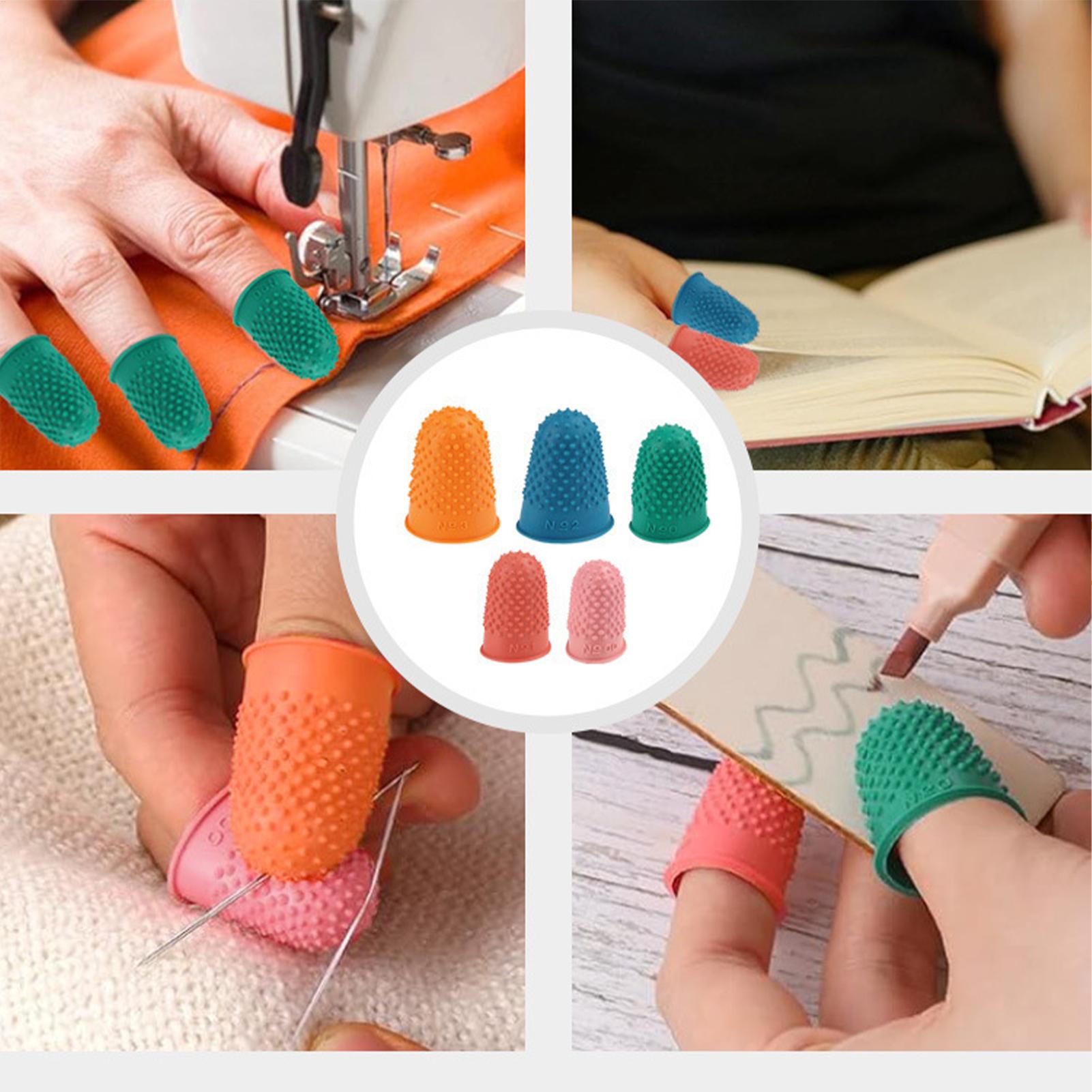 Finger Grips Rubber Reusable P - مراجعة Embroidery Craft وسعره