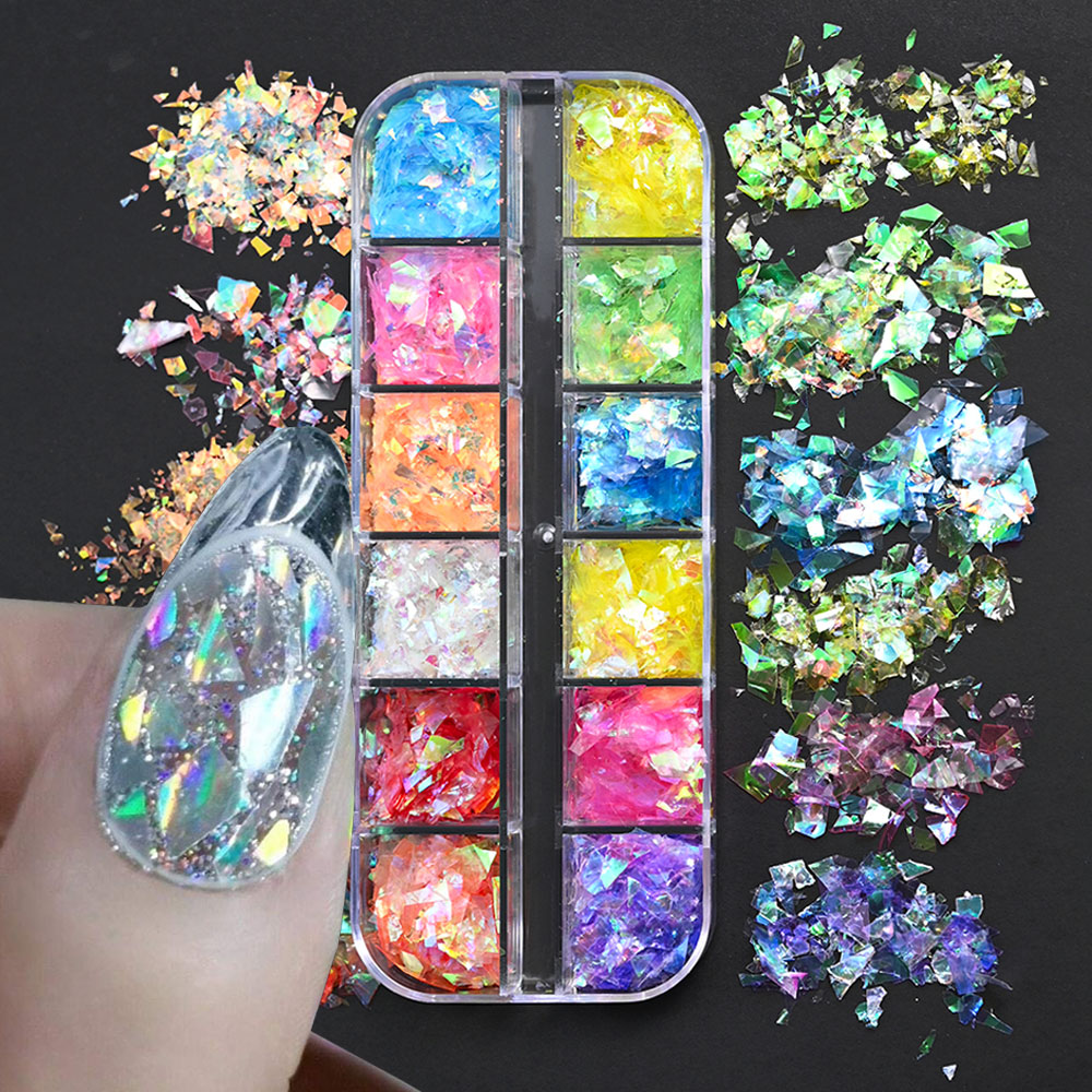 6Grids Shiny Iridescent Mermai - مراجعة Glitter Vinyl Roll وسعره