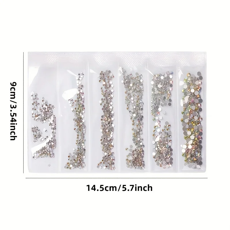 SWAGPICK SS3-10 Mix White AB G - مراجعة Hotfix Rhinestone Sheet وسعره