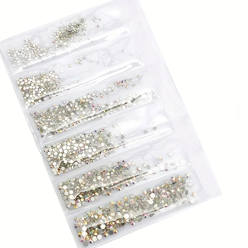 SWAGPICK SS3-10 Mix White AB G - مراجعة Hotfix Rhinestone Sheet وسعره