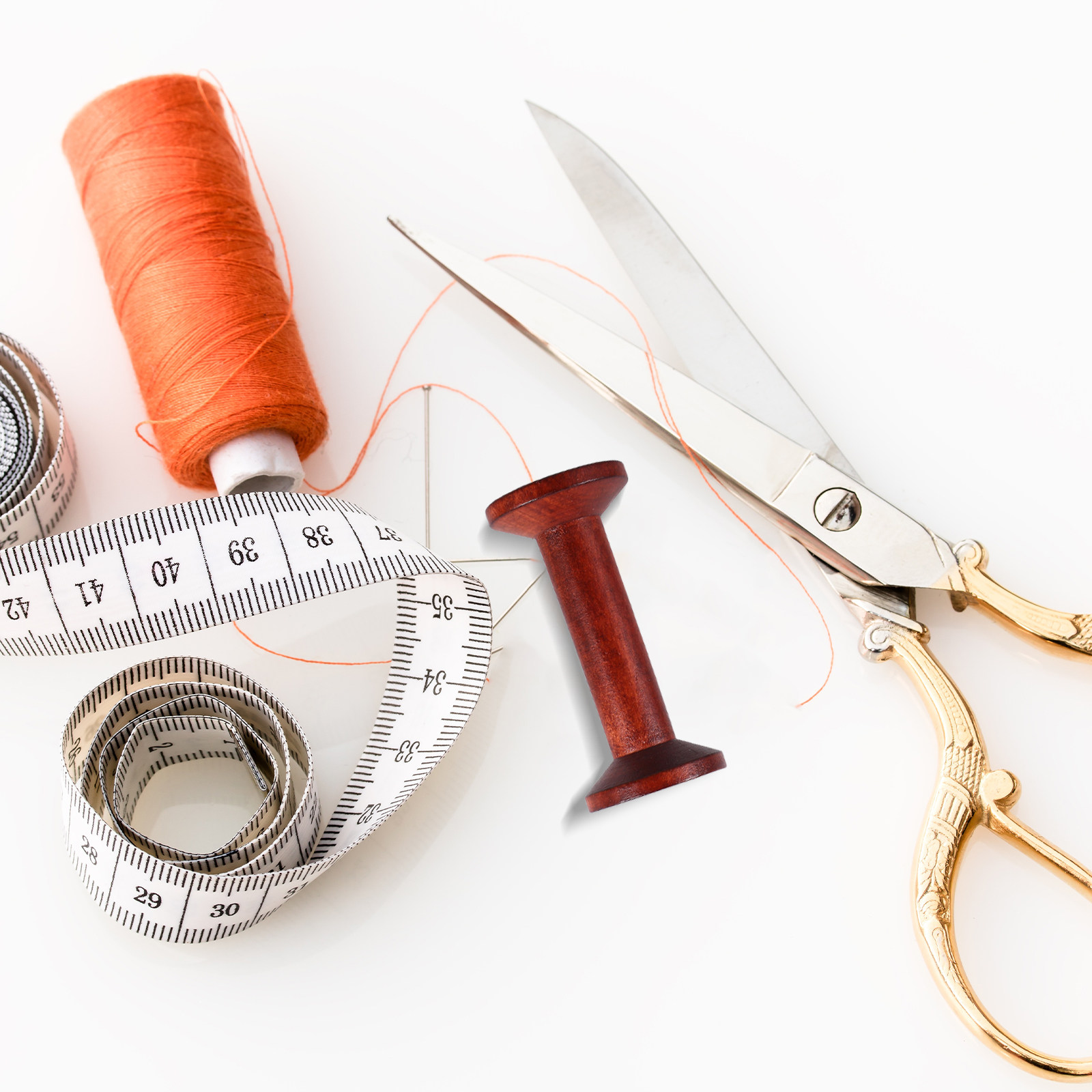 6Pcs Wooden Empty Spools for C - مراجعة Embroidery Craft وسعره