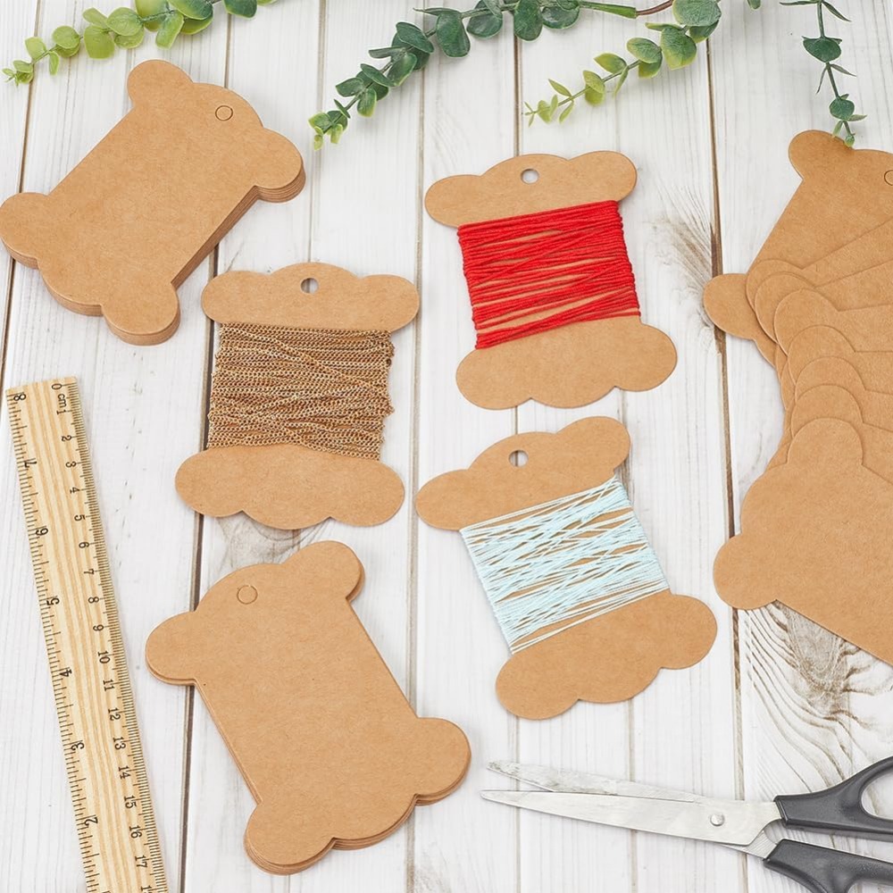 80Pcs Embroidery Thread Cardbo - مراجعة Organza Ribbon Spool وسعره