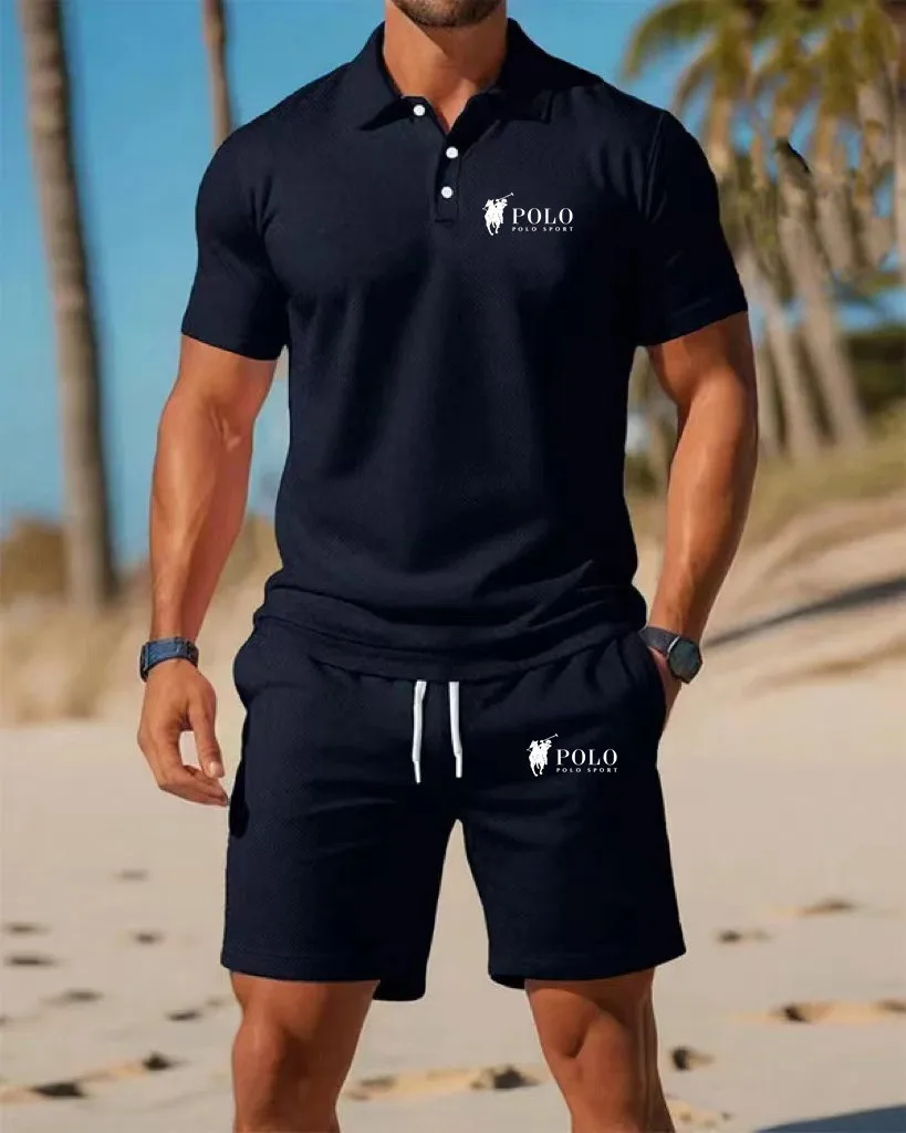 Men's Polo Shirt Set Summer Qu - مراجعة Embellish Knit وسعره