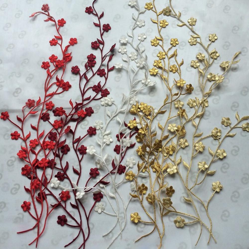 3D Flower Applique Plum Blosso - مراجعة Applique Patch Flower وسعره