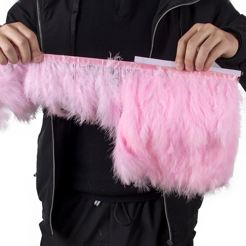 1M Fluffy Turkey Marabou Feath - مراجعة Feather Trim Marabou وسعره
