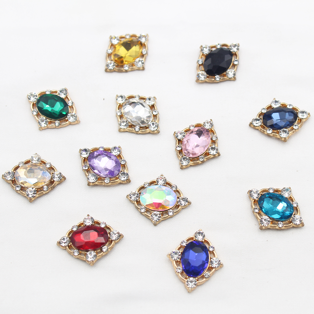 10Pcs Vintage Crystal Sew on C - مراجعة Craft Embellishment وسعره
