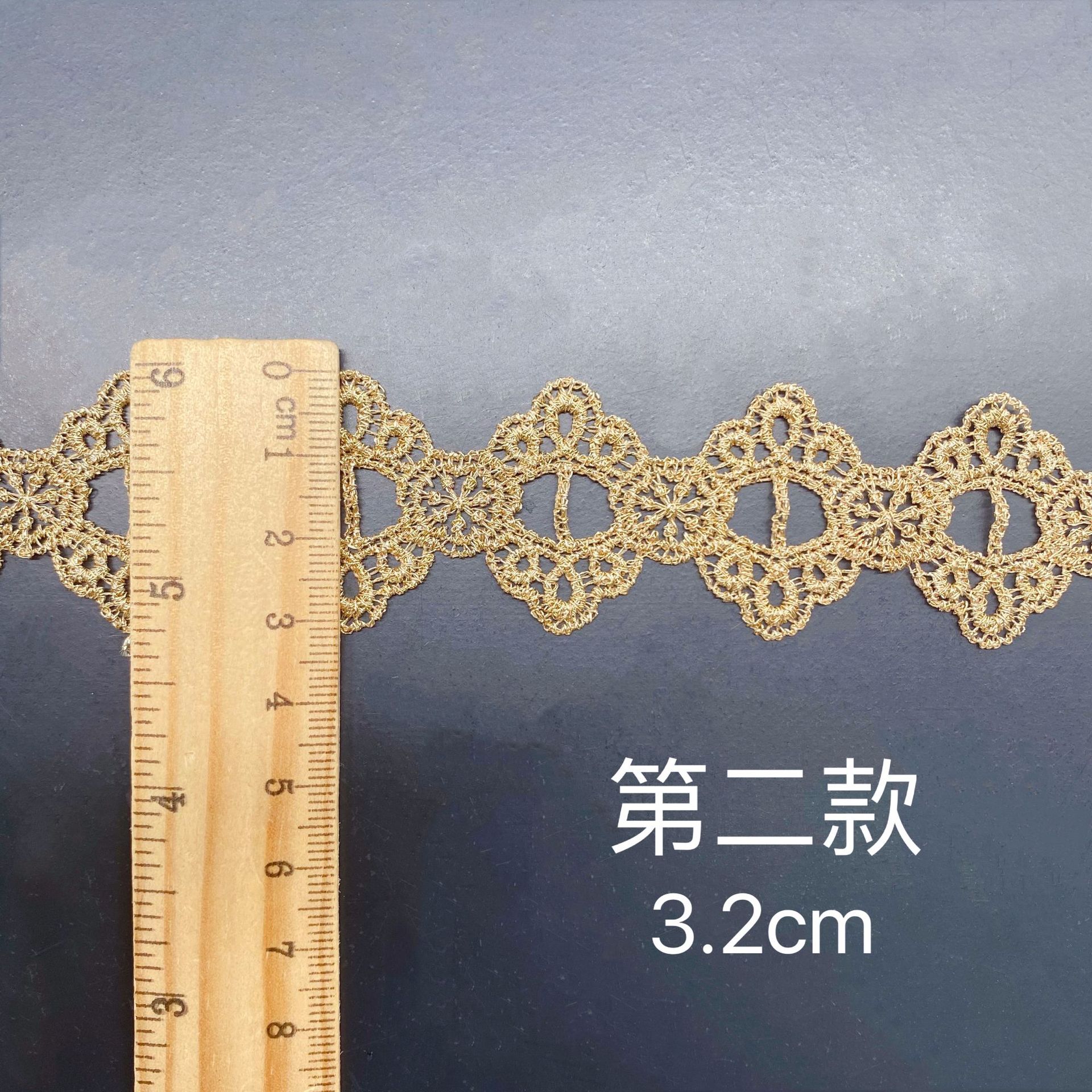 2yards Golden Embroidered Love - مراجعة Lace Ribbon Trim وسعره