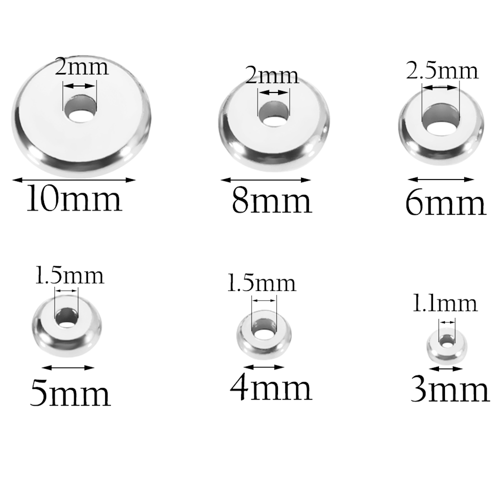 50Pcs/Lot Stainless Steel Spac - مراجعة Craft Embellishments وسعره