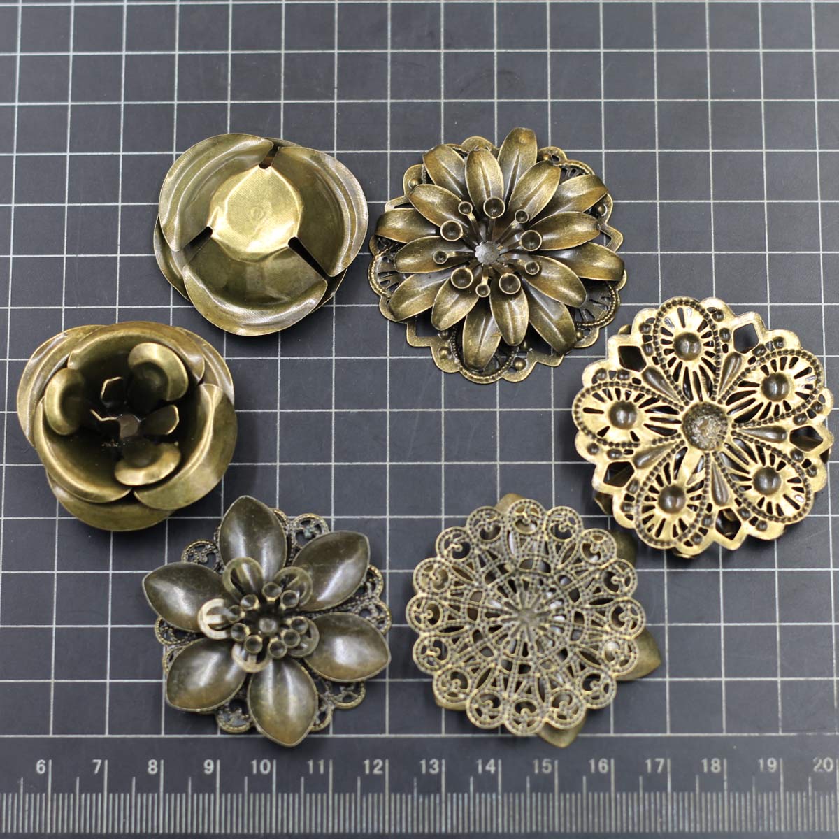6Pcs Embellishments Combinatio - مراجعة Craft Embellishment وسعره