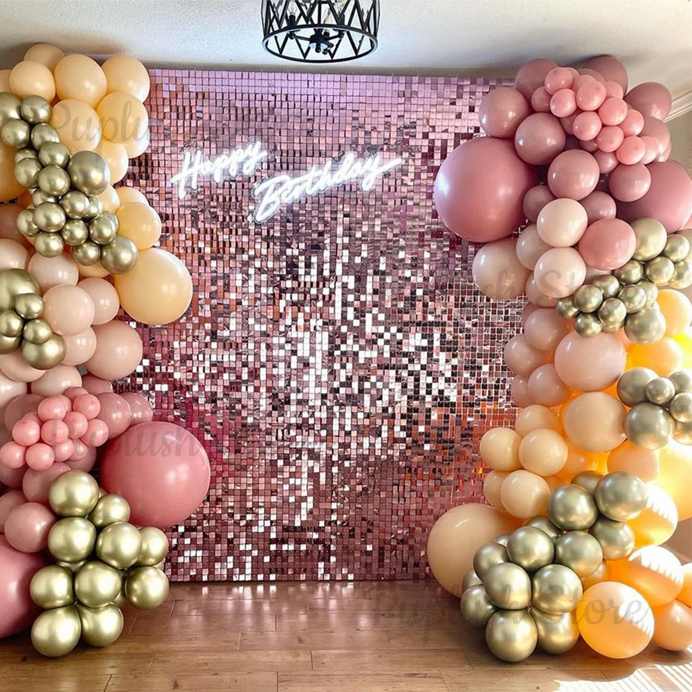 Pink Shimmer Wall Backdrop Pan - مراجعة Sequin Fabric Panel وسعره