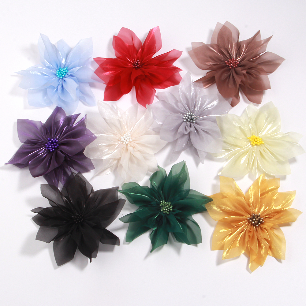 11cm Light Sense Yarn Flower O - مراجعة Applique Patch Flower وسعره