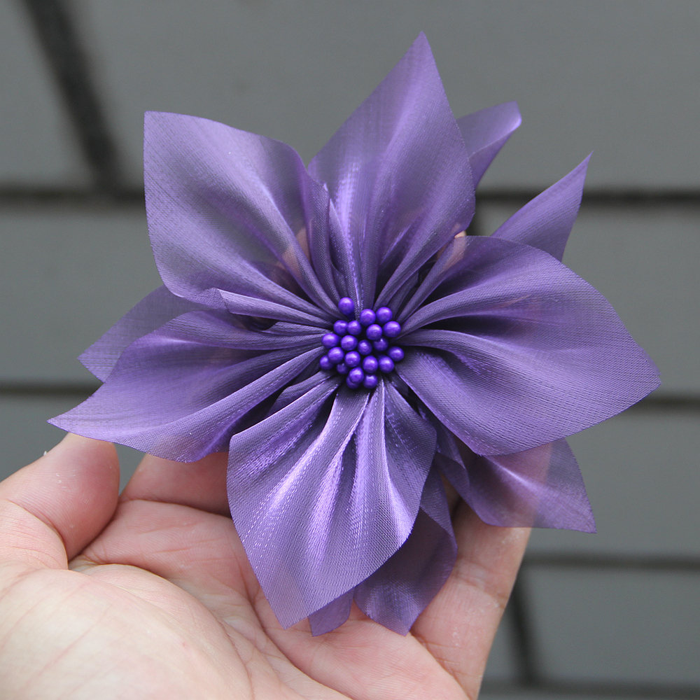 11cm Light Sense Yarn Flower O - مراجعة Applique Patch Flower وسعره