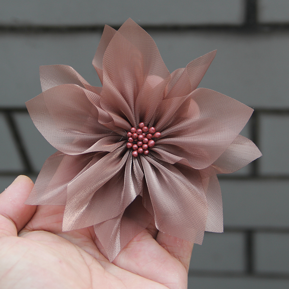 11cm Light Sense Yarn Flower O - مراجعة Applique Patch Flower وسعره