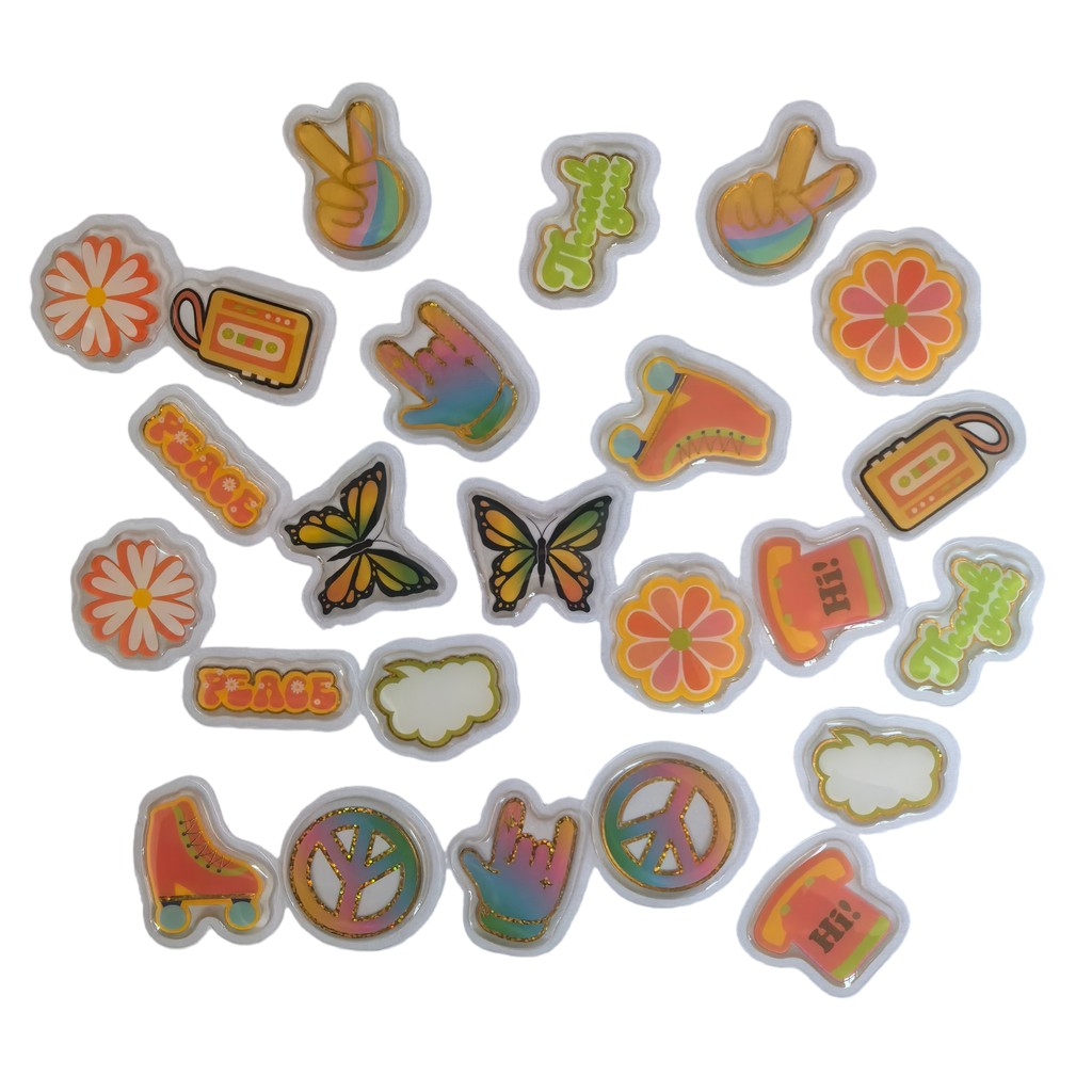 45 Pcs Adorable Epoxy Stickers - مراجعة Craft Embellishment World وسعره