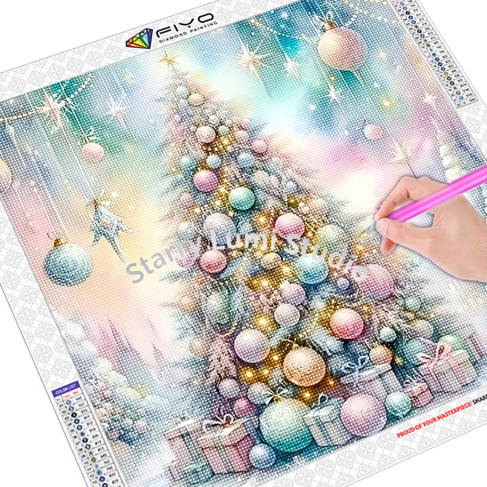 Diamond Painting Kit Christmas - مراجعة Embroidery Embellishments وسعره