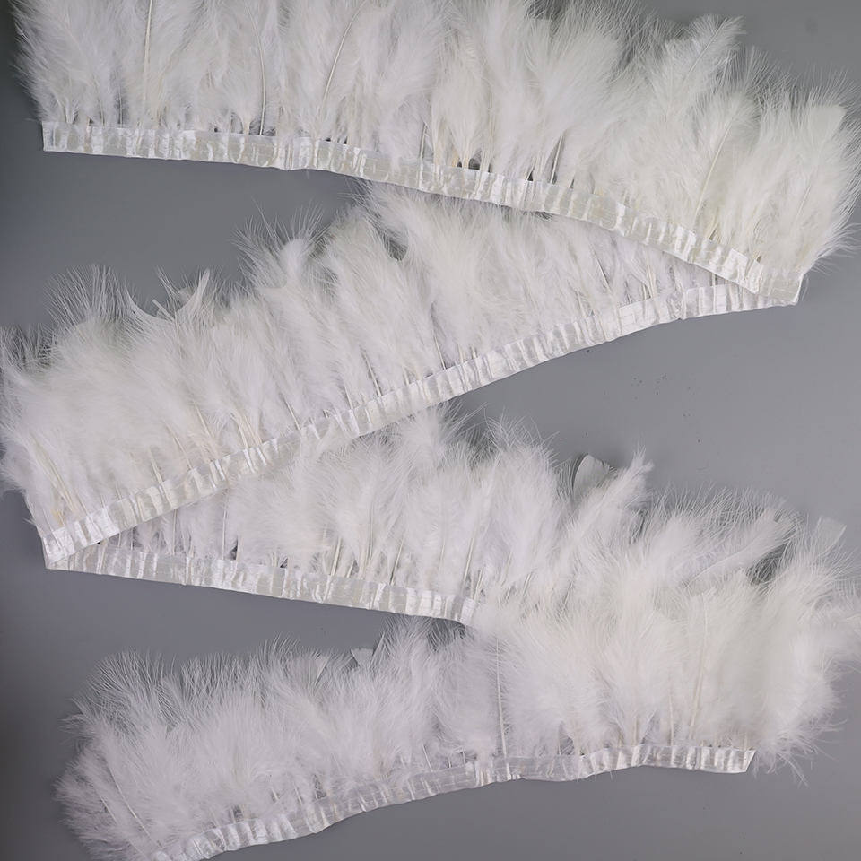10-15cm Turkey Feathers Trim F - مراجعة Feather Trim Marabou وسعره