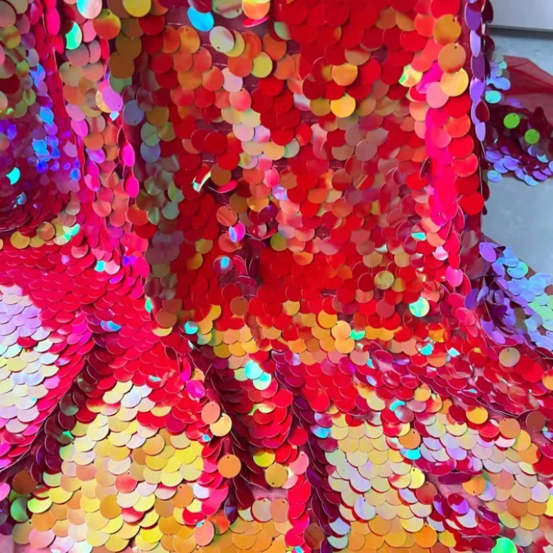 Encrypted Crystal Sequin Fabri - مراجعة Crystal Mesh Fabric وسعره