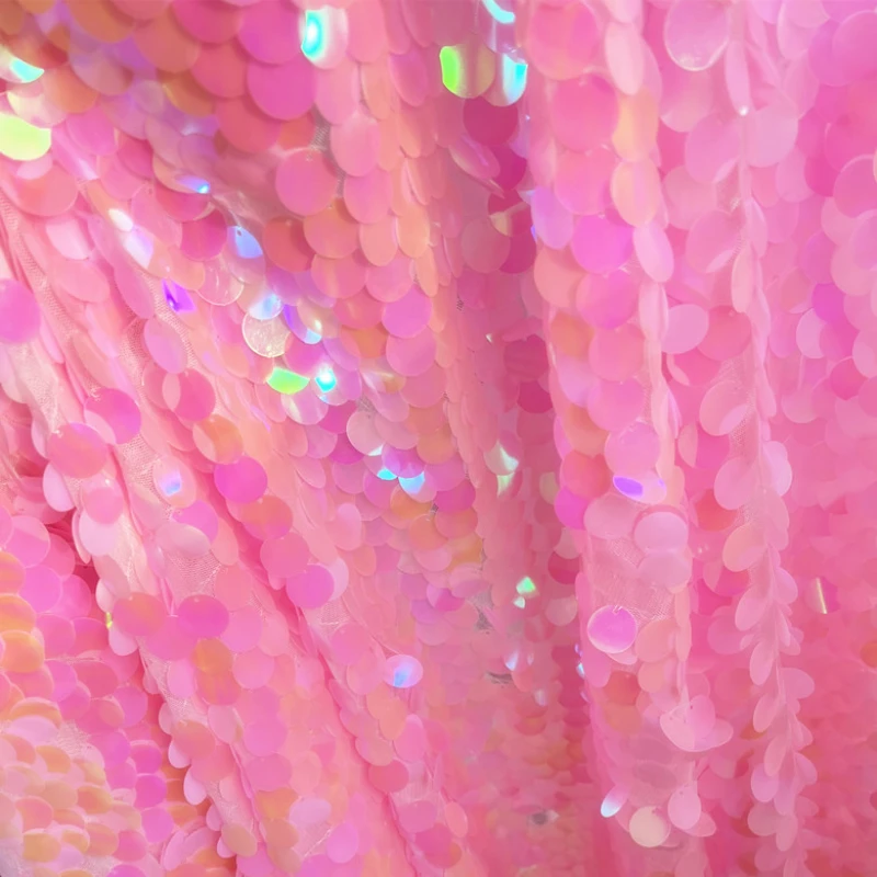 Encrypted Crystal Sequin Fabri - مراجعة Crystal Mesh Fabric وسعره