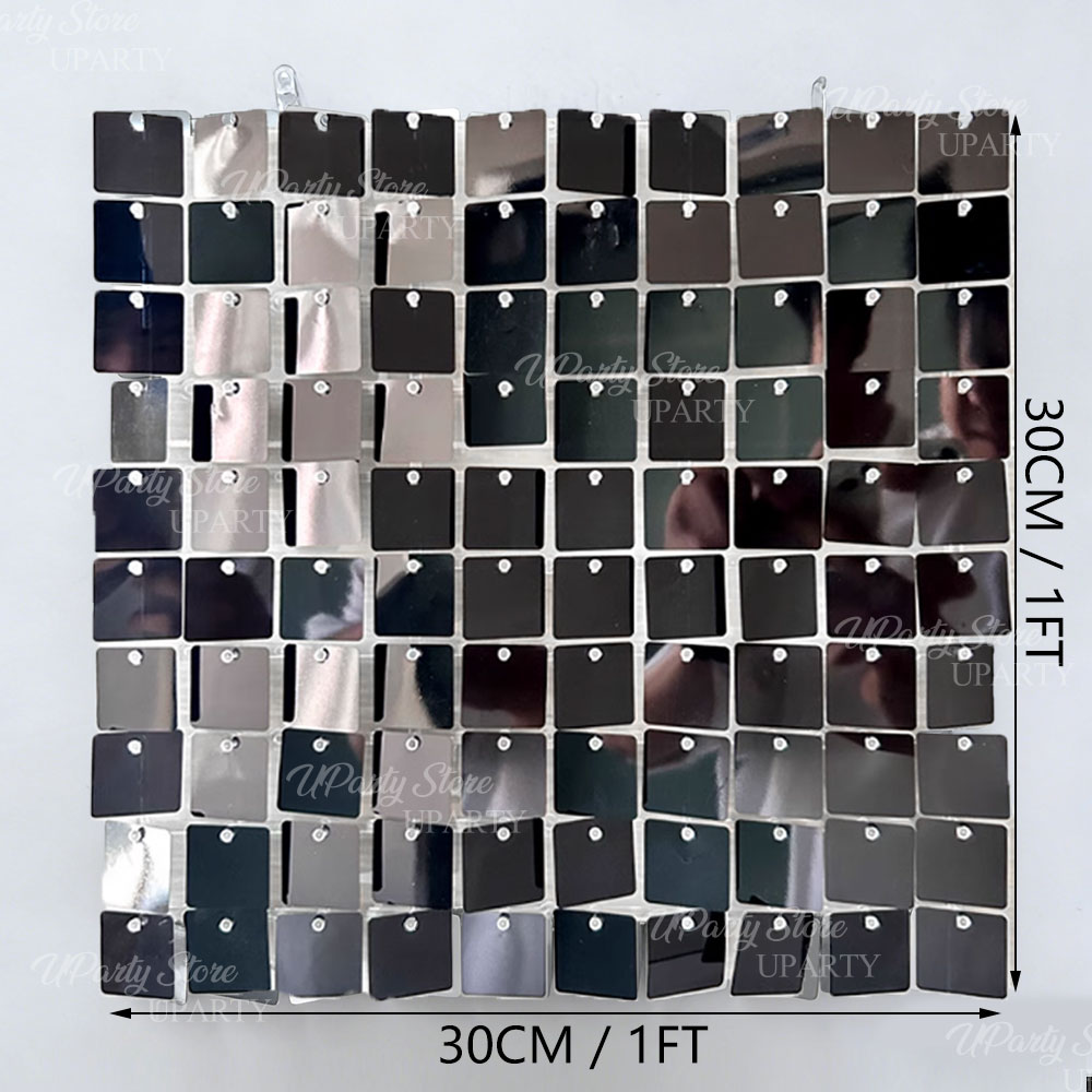 Black Shimmer Wall Backdrop 12 - مراجعة Sequin Fabric Panel وسعره