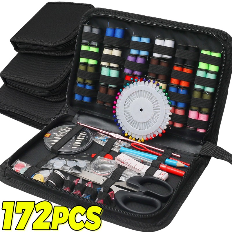 Sewing Kit Set With Portable B - مراجعة Pom Pom Maker Tool وسعره