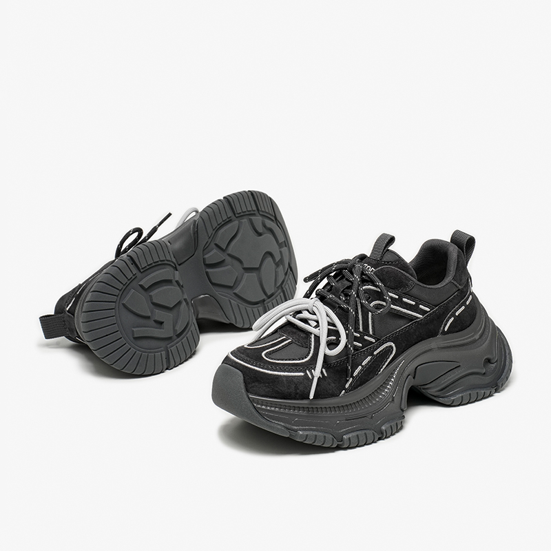BBEAUTODAY Chunky Sneakers Wom - مراجعة Guipure Lace Panel وسعره
