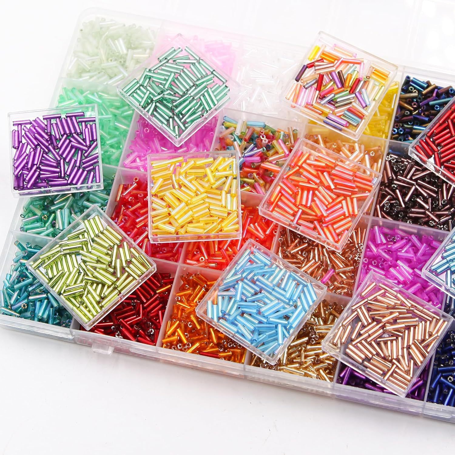 About 6720Pcs/Box 7mm 28 Color - مراجعة Embroidery Craft وسعره
