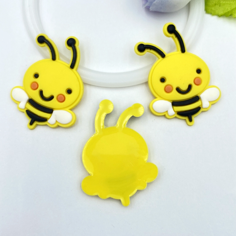 10/20/30pcs cute PVC bee flexi - مراجعة Embellishment Glue Craft وسعره