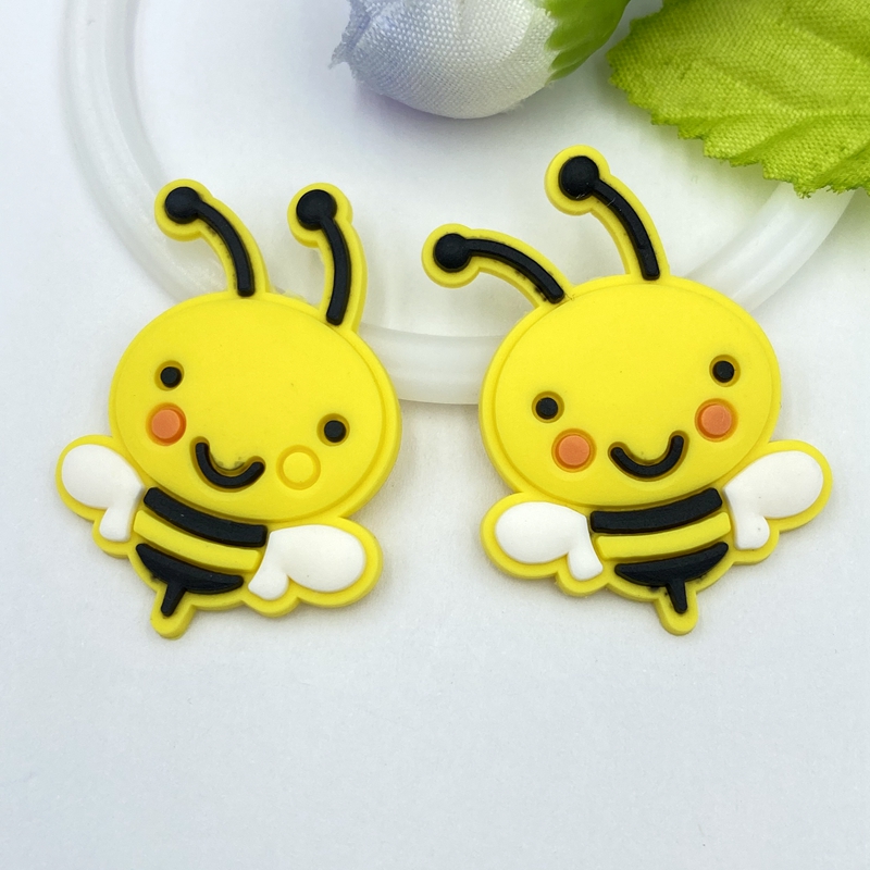 10/20/30pcs cute PVC bee flexi - مراجعة Embellishment Glue Craft وسعره