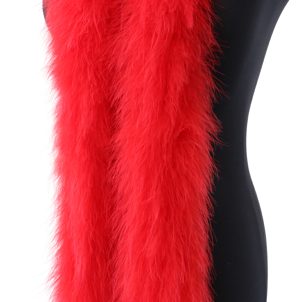 2M 50g Red Fluffy Turkey Marab - مراجعة Feather Trim Marabou وسعره