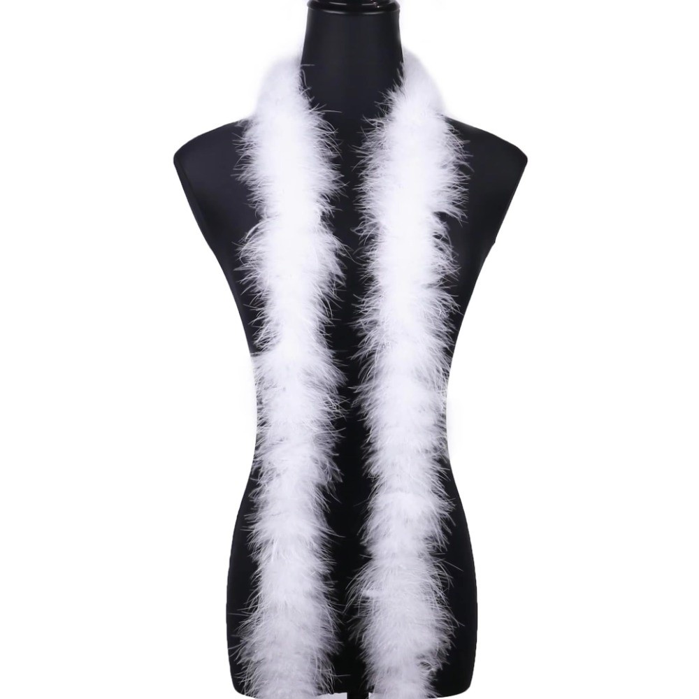 2 Meter Marabou Feather Boa Fa - مراجعة Feather Trim Marabou وسعره