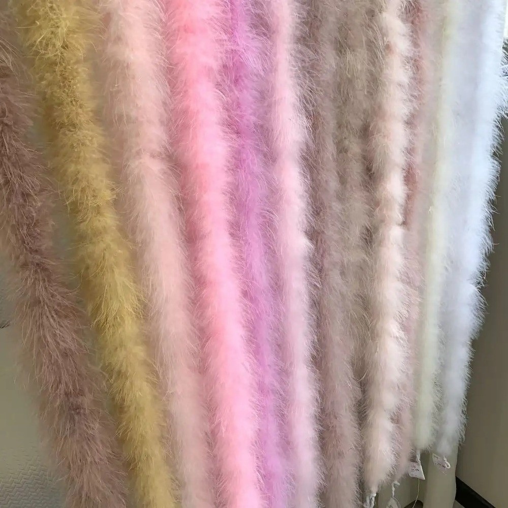 2 Meter Marabou Feather Boa Fa - مراجعة Feather Trim Marabou وسعره