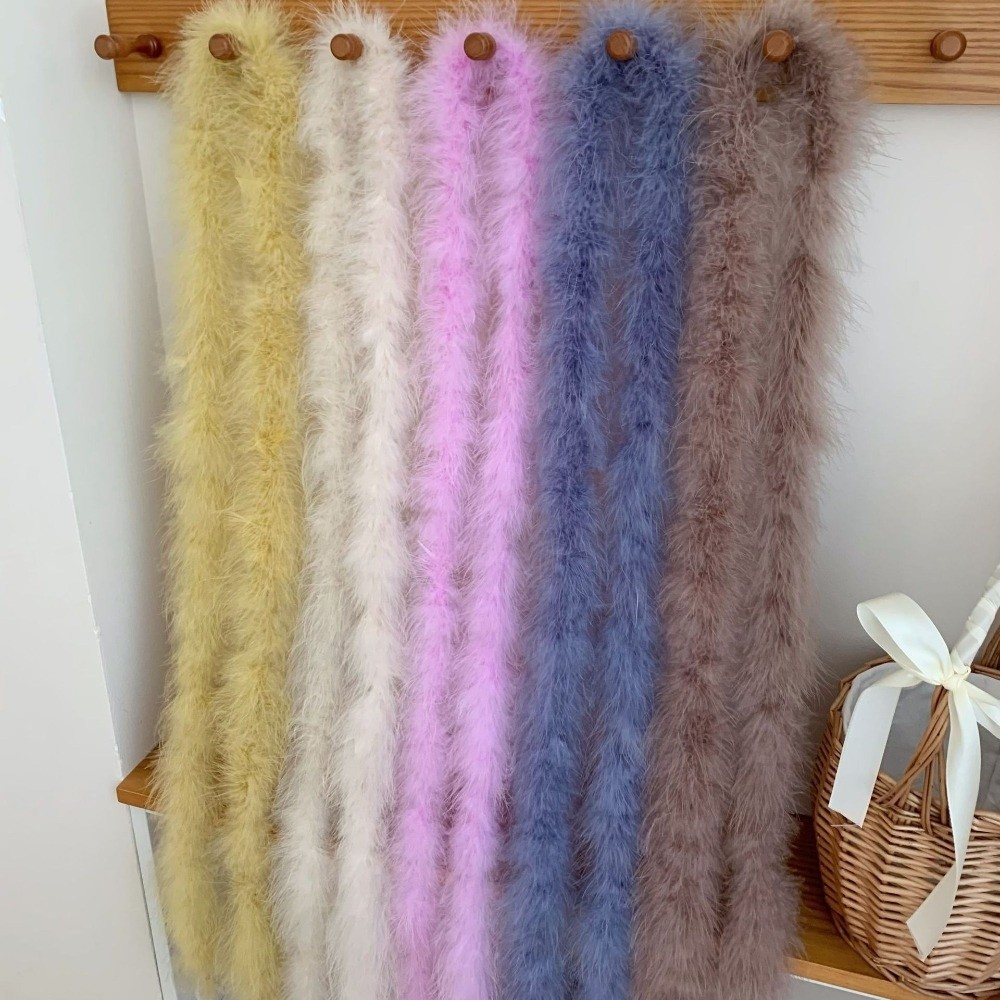 2 Meter Marabou Feather Boa Fa - مراجعة Feather Trim Marabou وسعره