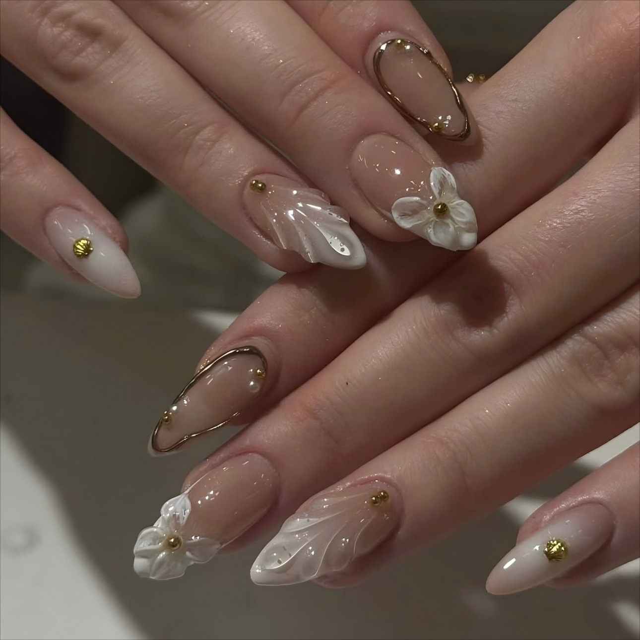 3D fake nails for women girls  - مراجعة Embroidery Embellishments وسعره