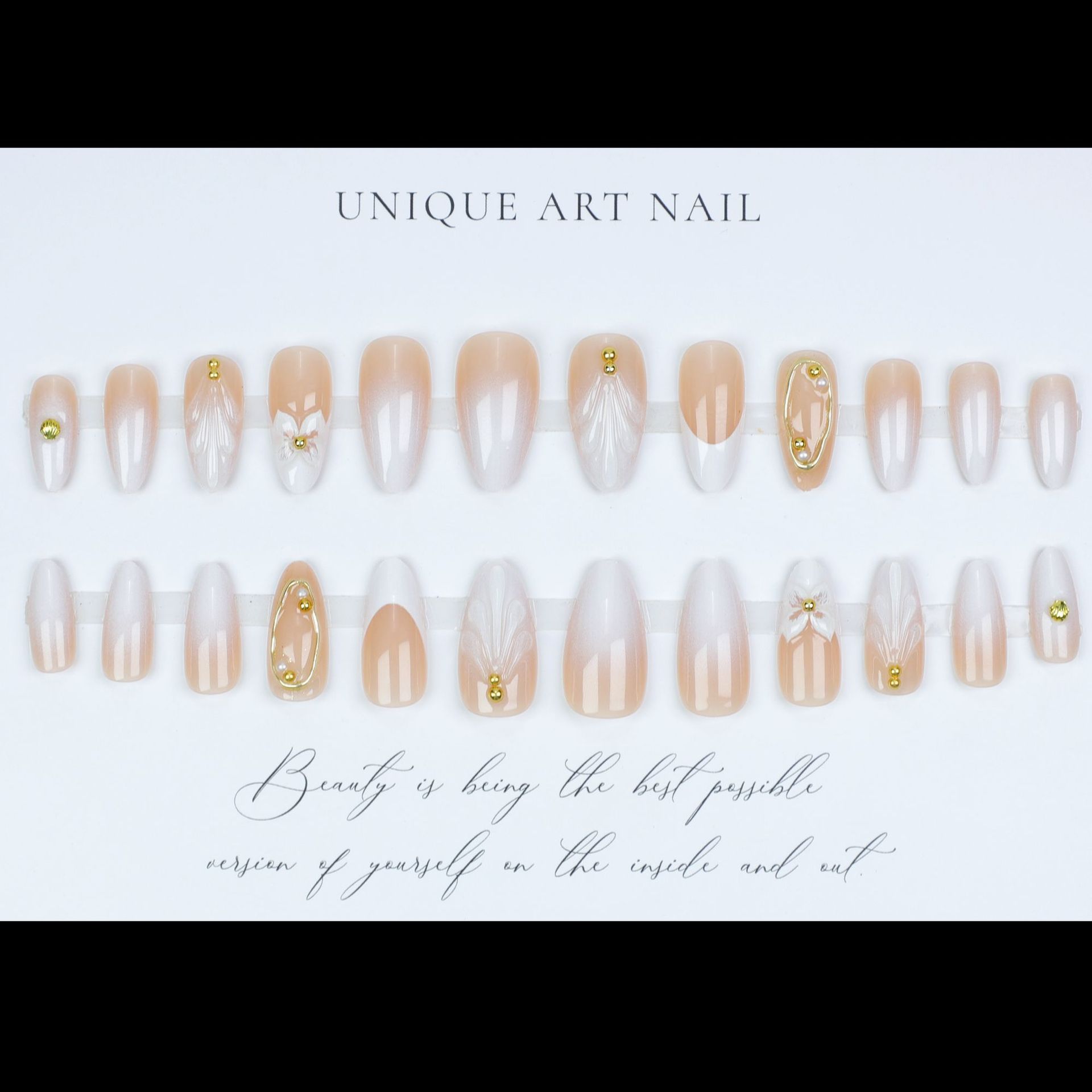 3D fake nails for women girls  - مراجعة Embroidery Embellishments وسعره