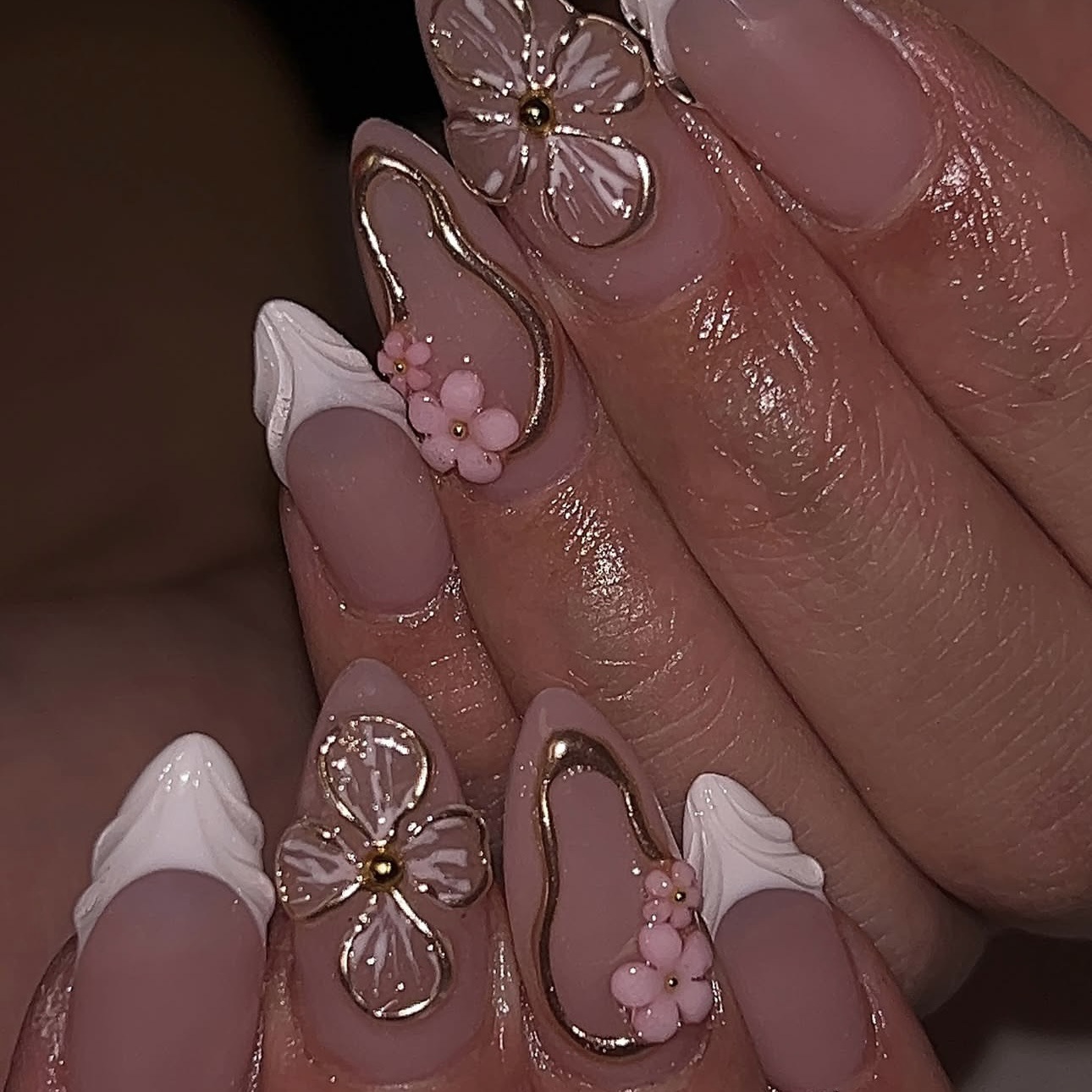 3D fake nails for women girls  - مراجعة Embroidery Embellishments وسعره