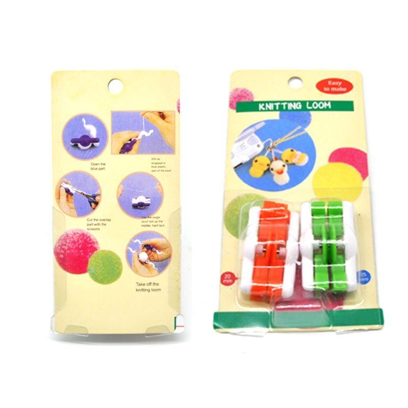 D8KF 2pcs Pom-Pom Maker for Fl - مراجعة Pom Pom Maker Tool وسعره