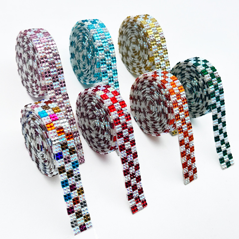 Self-Adhesive Rhinestone Strip - مراجعة Embellishment Glue Craft وسعره