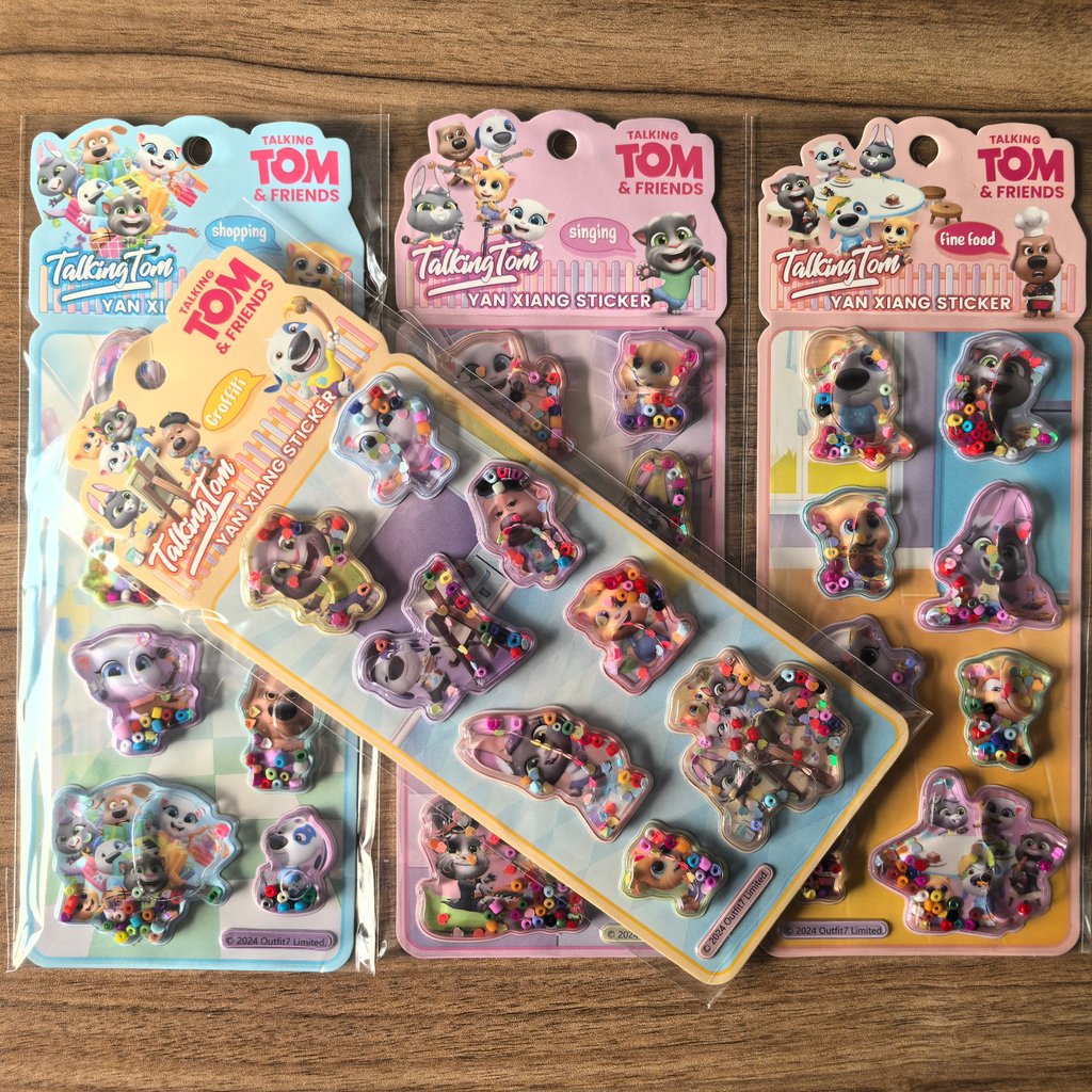 4Pack Fun Talking Tom Friends  - مراجعة Craft Embellishment World وسعره