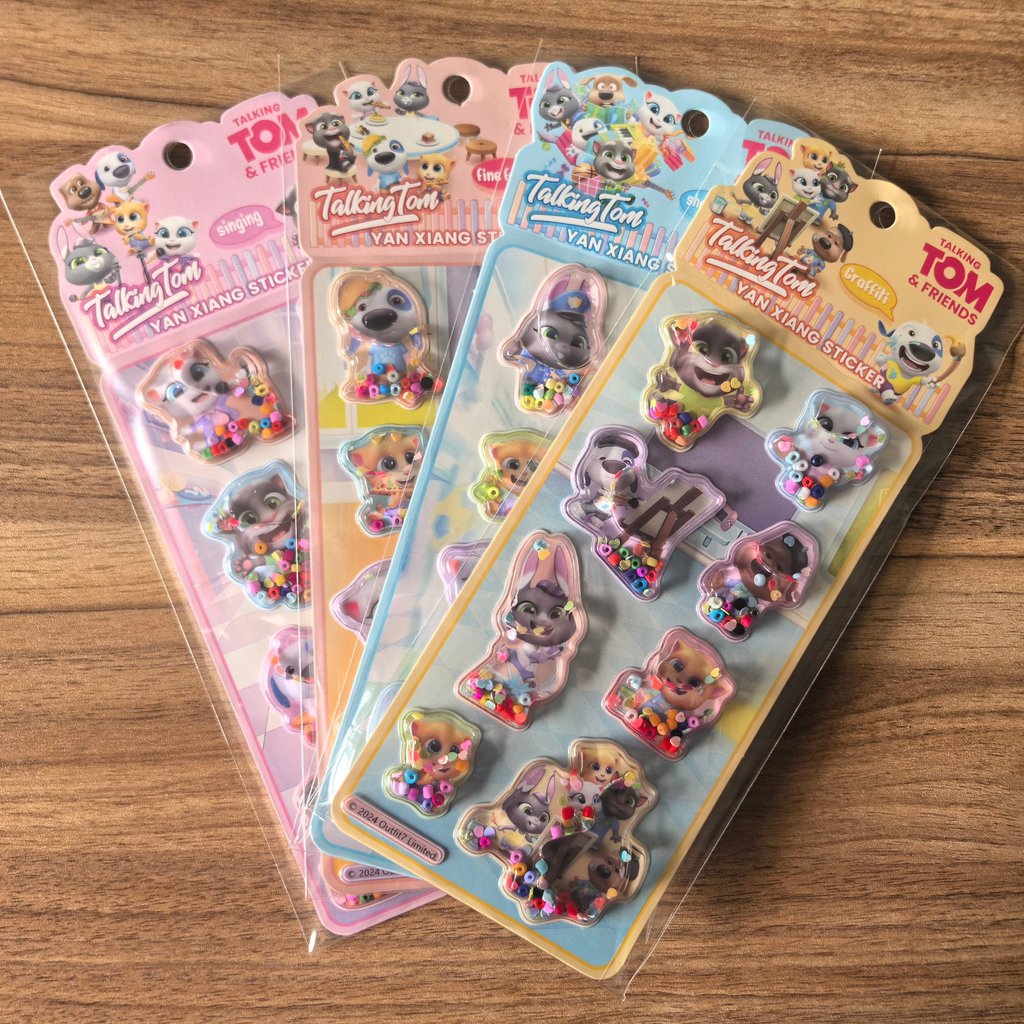 4Pack Fun Talking Tom Friends  - مراجعة Craft Embellishment World وسعره