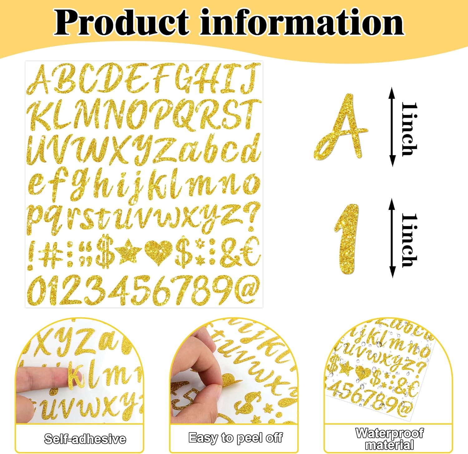 664 Pcs/8Sheets Gold Glitter A - مراجعة Glitter Vinyl Roll وسعره