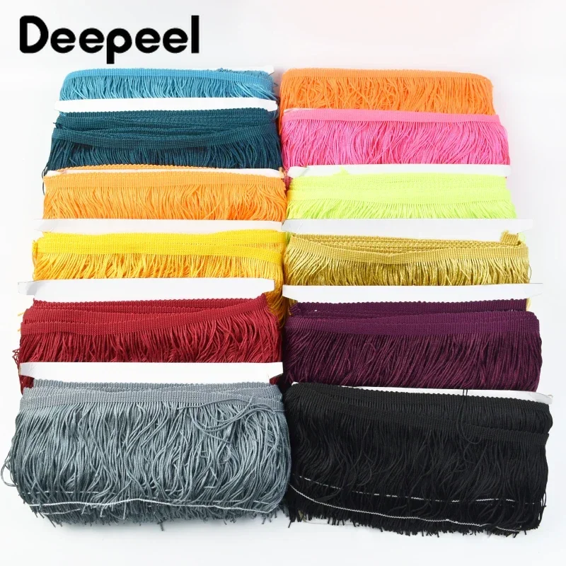 10Yards 10/15/20/30cm Colored  - مراجعة Fringe Ribbon Sewing وسعره