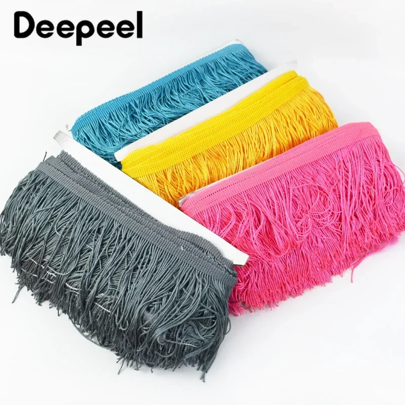 10Yards 10/15/20/30cm Colored  - مراجعة Fringe Ribbon Sewing وسعره