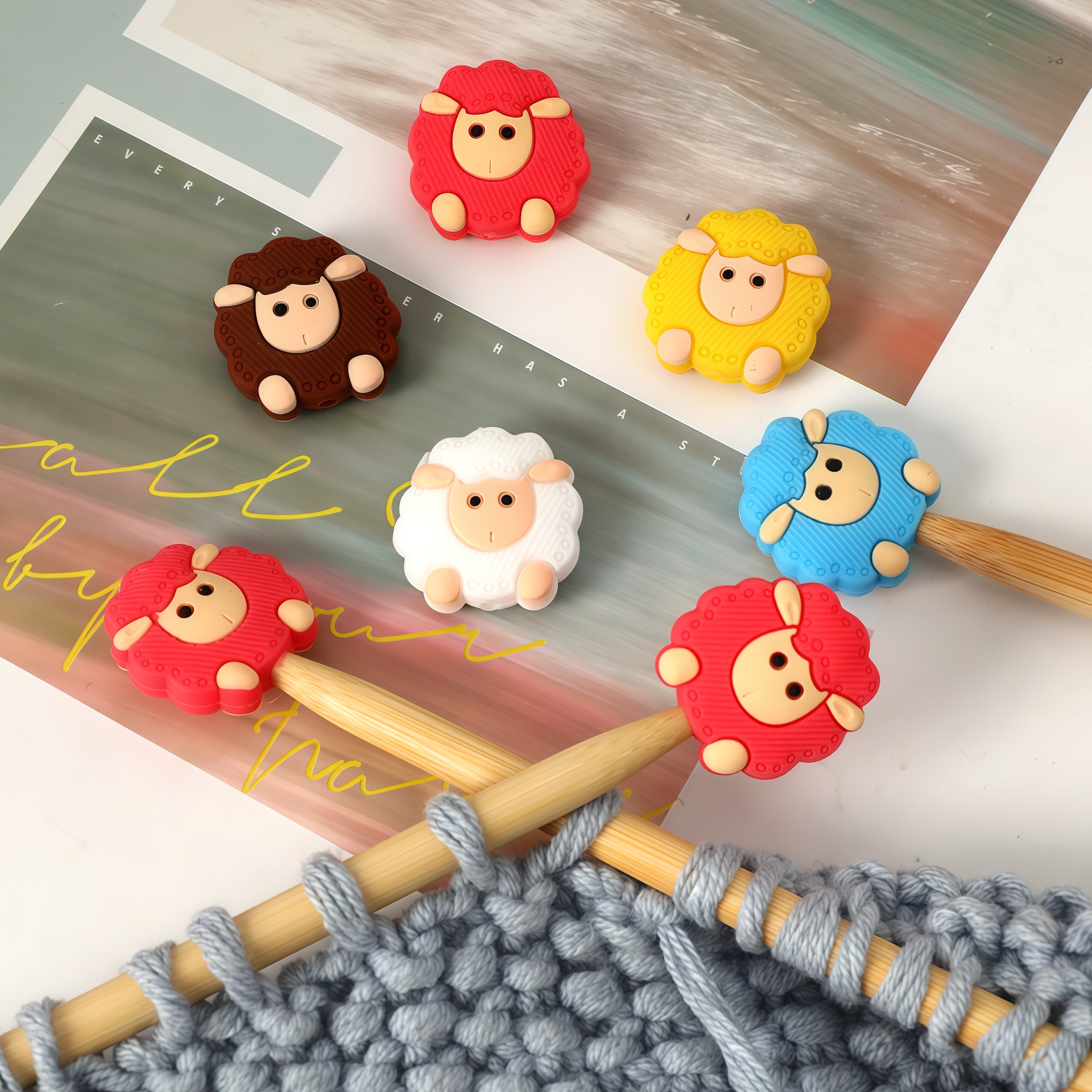 4/6pcs Silicone Little Sheep K - مراجعة Pom Pom Maker Tool وسعره